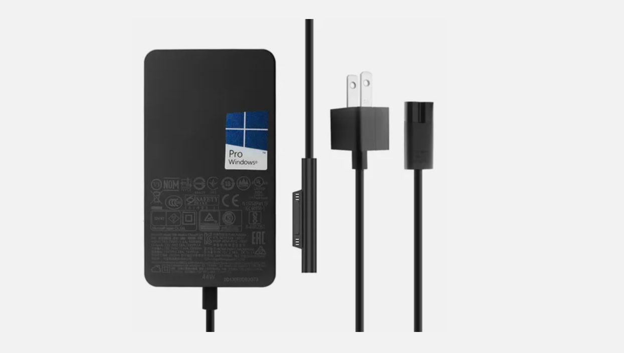 Microsoft Surface Pro Book Power Adapter 36W/44W/65W/102W Charger