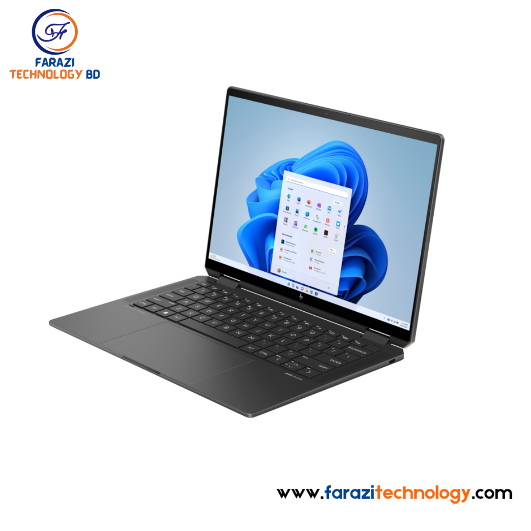 HP Spectre x360 14-eu0036nia Intel® Core™ Ultra 7 155H Series 1 (2024) – 16GB ON-BOARD LPDDR5X RAM / 1TB SSD | 14″ Diagonal 2.8K UWVA OLED Display | Intel® Arc™ Graphics | Windows 11 | High-End Laptop (Nightfall Black) - Image 4